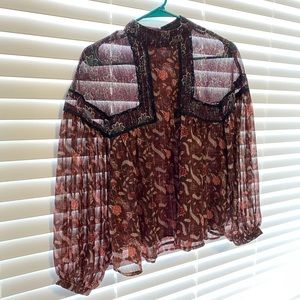 Patterned Blouse | Zara